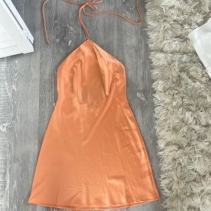 Orange mini dress!
